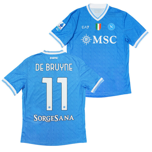 SSCナポリ 25-26 ホーム半袖 ユニフォーム No.8 マクトミネイ+セリエA