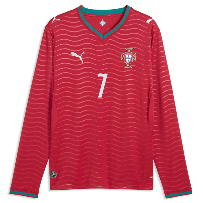 ポルトガル代表 2026 ホーム 長袖 ユニフォーム No.7 ロナウド【PUMA