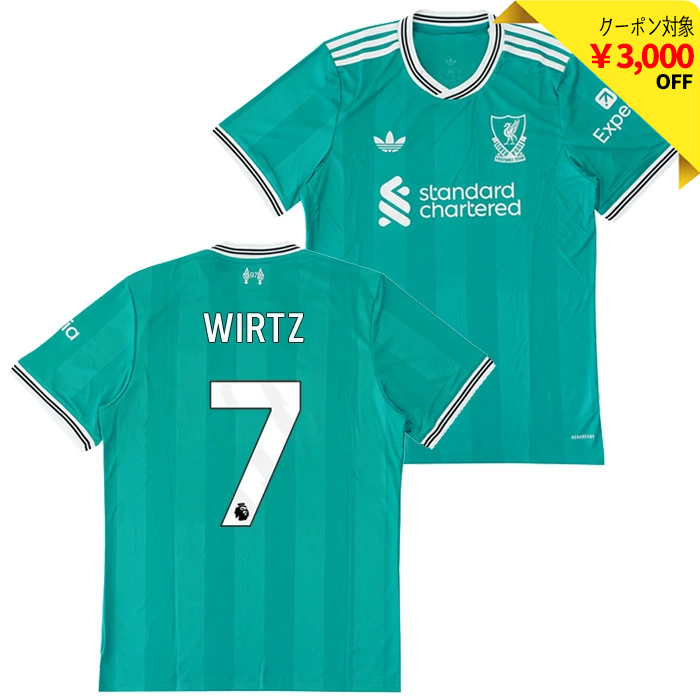 リバプール 25-26 サード 半袖 ユニフォーム No.7 ヴィルツ【adidas