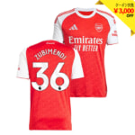 アーセナル 25-26 ホーム 半袖 ユニフォーム No.36 スビメンディ
