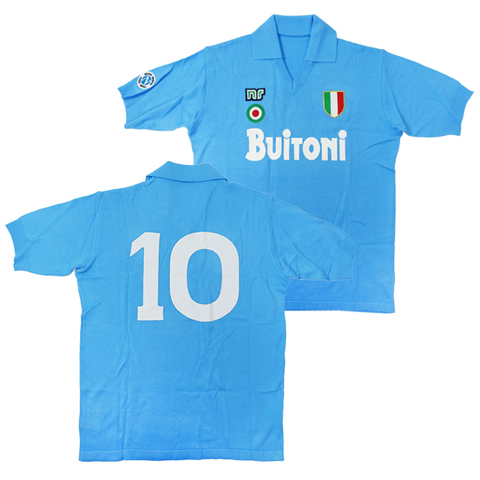 SSCナポリ 87-88 ホーム レトロ ユニフォーム No.10 (マラドーナ