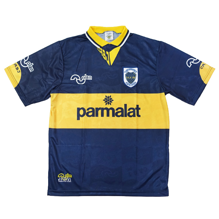 ボカ・ジュニアーズ 95-96 Parmalat ホーム 半袖 90周年記念 レトロ