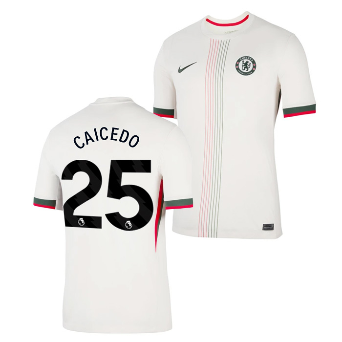 チェルシー 25-26 アウェイ 半袖 ユニフォーム(胸スポンサー無し) No