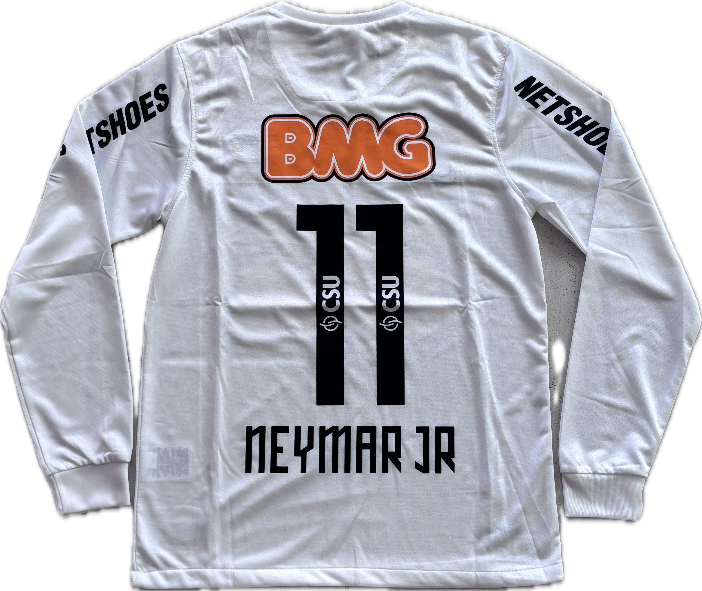 Neymar JR 11 Nike Santos FC Soccer Jersey Classic White Football