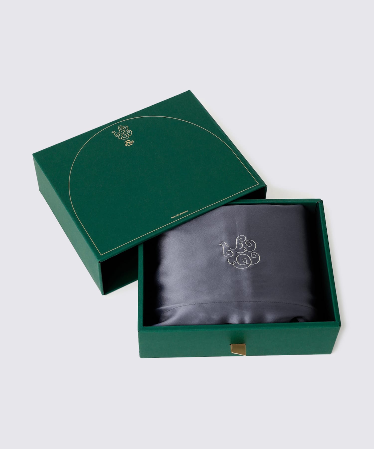 Foo Tokyo 公式ストア | 日本製 シルクピローケース チャコールグレー