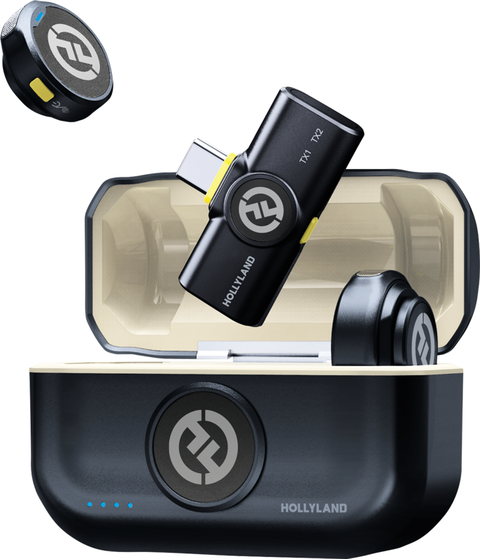 Hollyland Lark M2 Lightning - Wireless Lavalier Microphone with