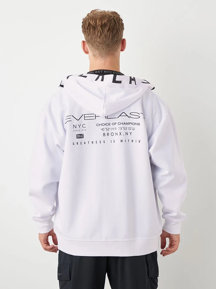 ホワイト 【EVERLAST(エバーラスト)】フードプリントダンボール