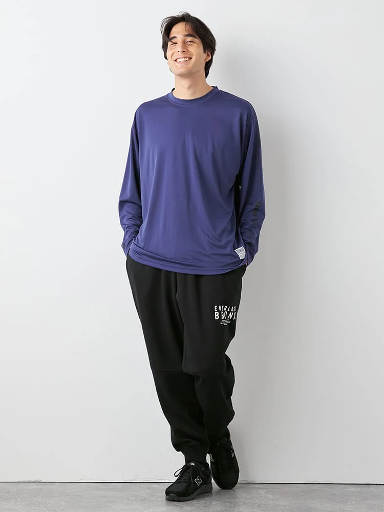 ブラック 【EVERLAST(エバーラスト)】TCダンボールロングパンツ