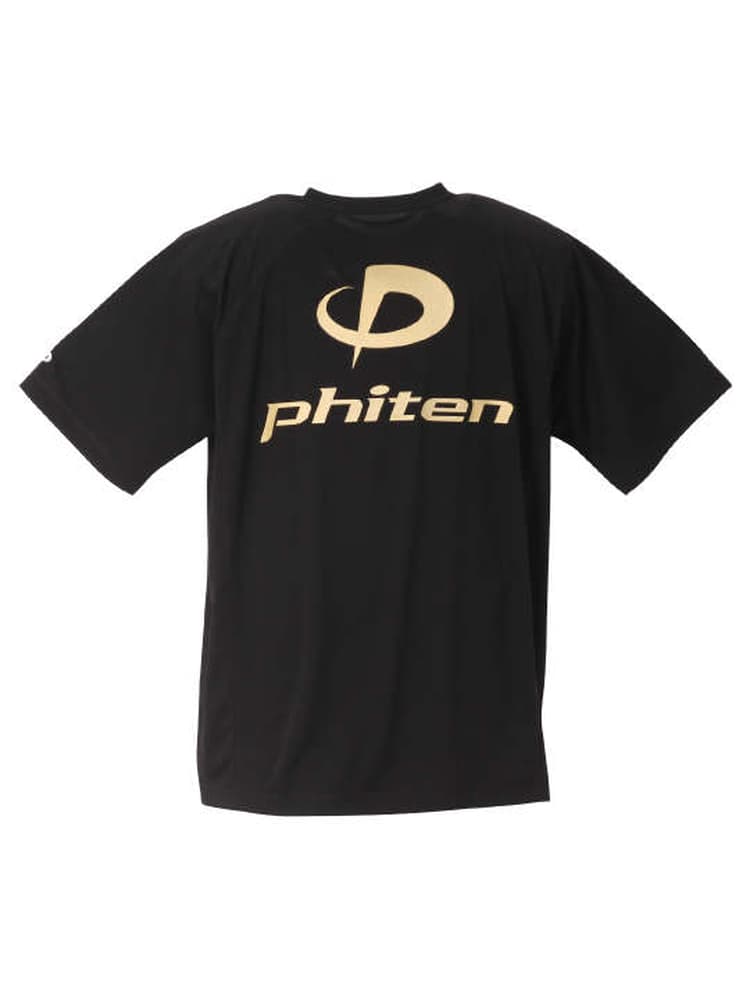 レッド 【Phiten(ファイテン)】RAKUシャツ SPORTS DRYメッシュ半袖T