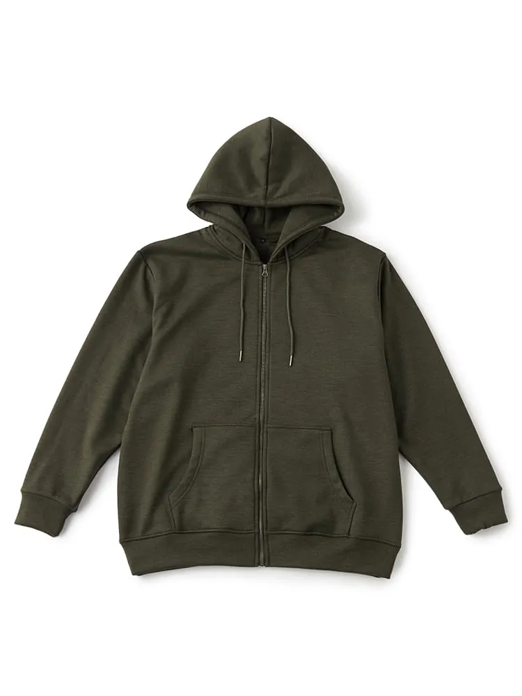 ブラック ふわもちフードZIPパーカー | フォーエル公式通販