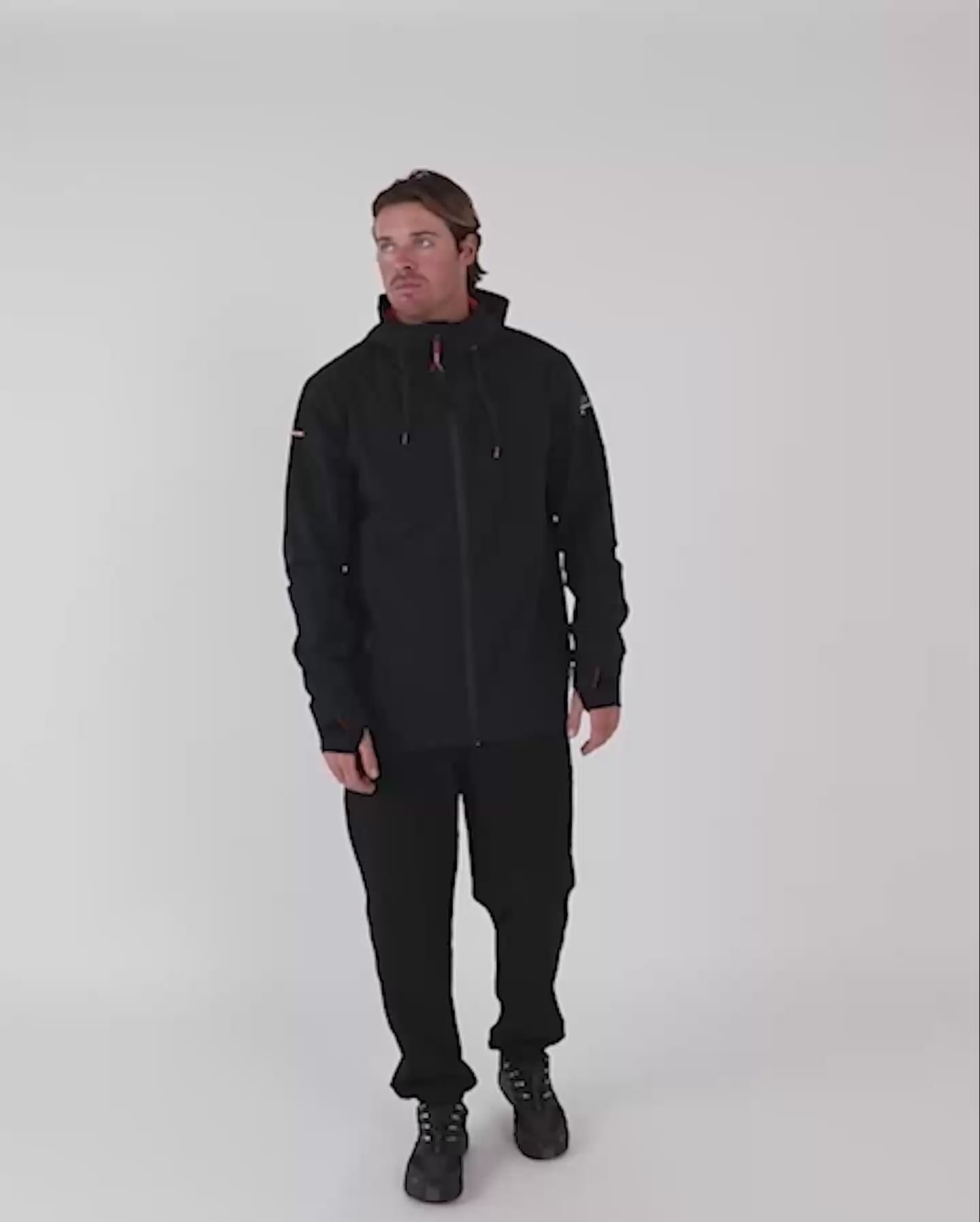 Follow Outer Spray Zip-Through Jacket - Black – Follow USA
