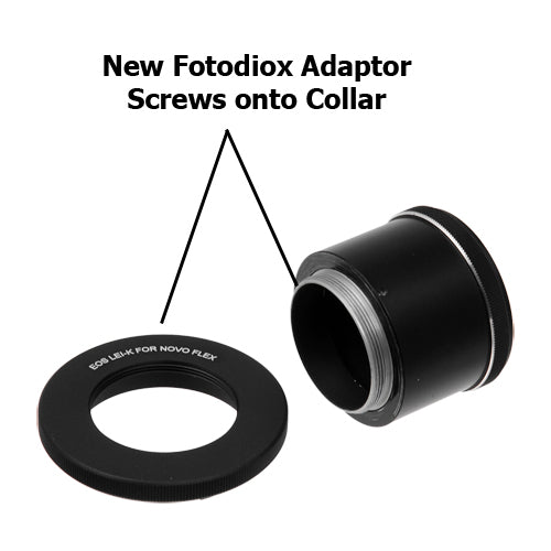 Lens Adapter - Novoflex & Zenit Photosniper Lenses to Canon EOS