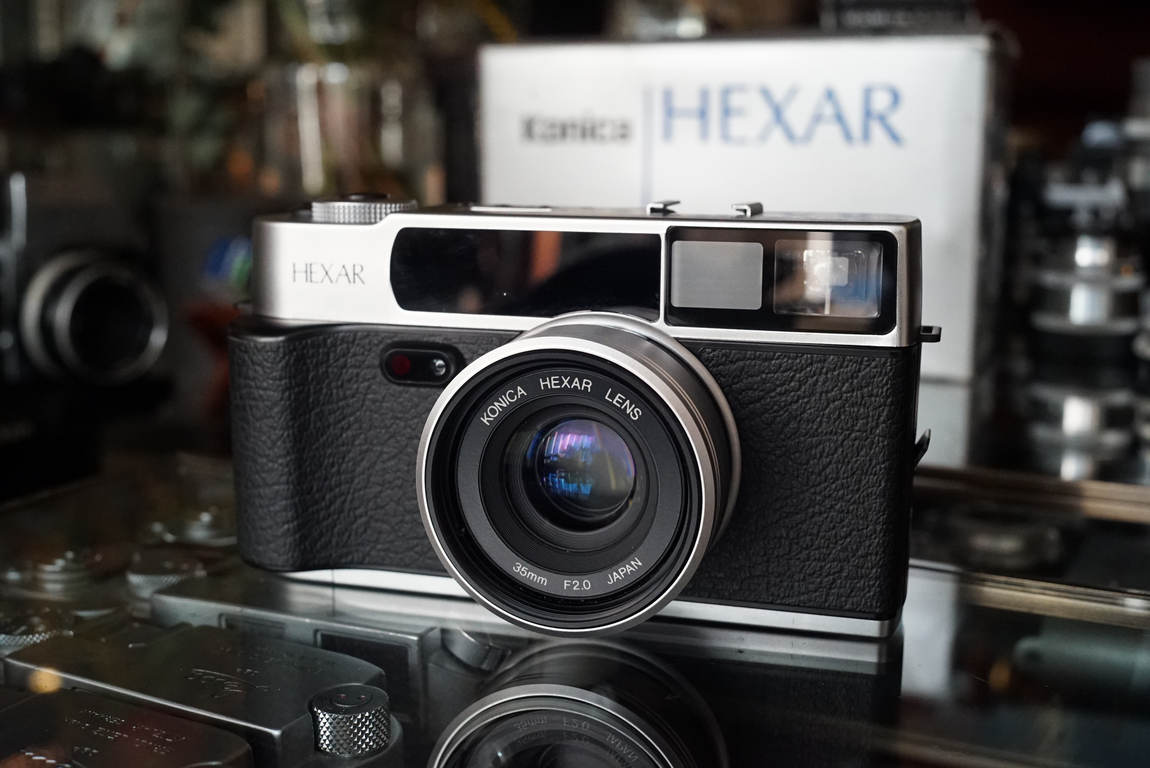 Konica Hexar AF silver, Boxed - Fotohandel Delfshaven / MK Optics