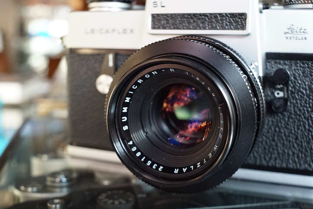 Leicaflex SL chrome + Summicron-R 50mm F/2, boxed - Fotohandel