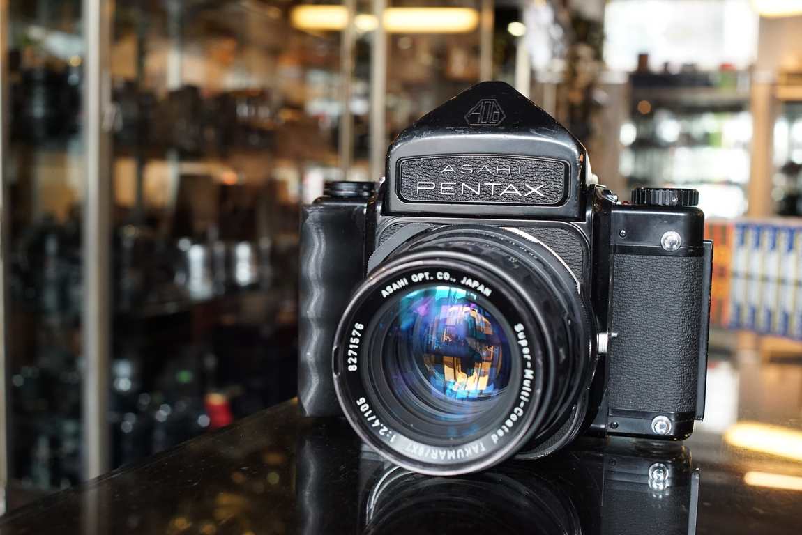 Pentax 6x7 + Super-Multi-Coated Takumar 105mm f/2.4 - Fotohandel