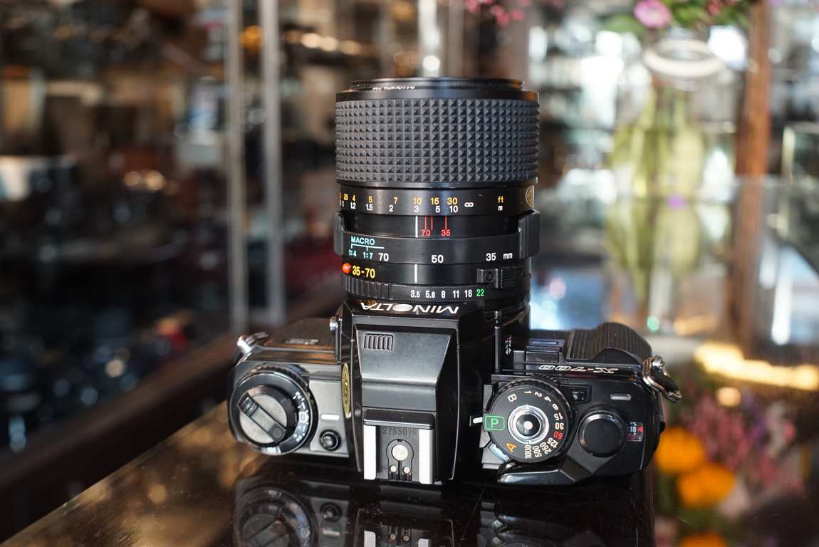 Minolta X-700 + MD 35-70mm f/3.5 Macro - Fotohandel Delfshaven
