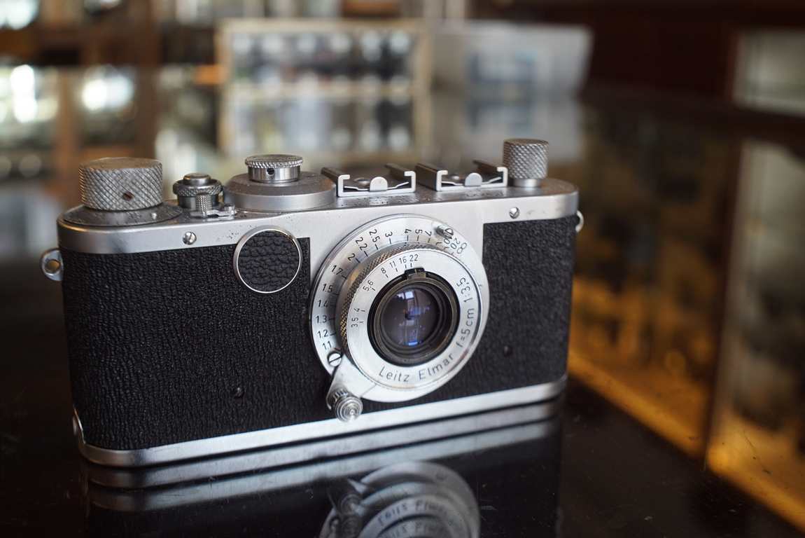 Leica 1c + Leitz Elmar f=5cm F/3.5 lens - Fotohandel Delfshaven