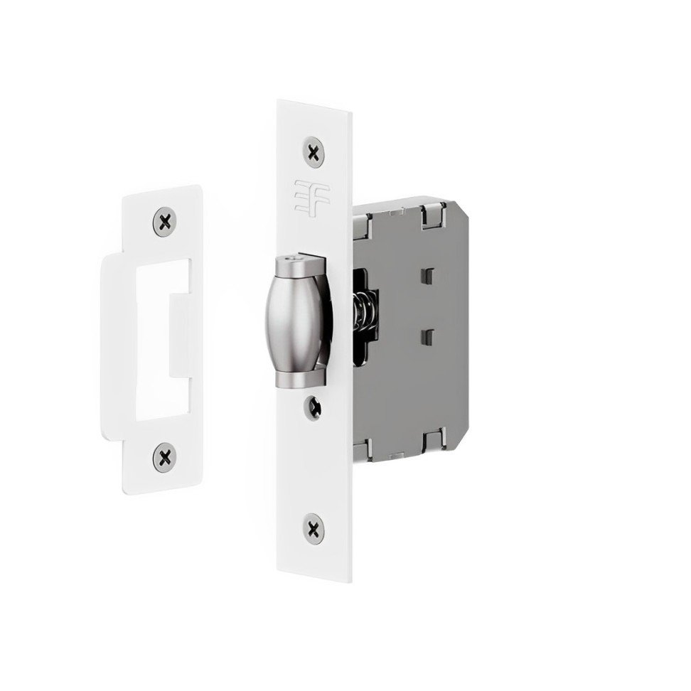 Fechadura Mz440 Externa 55Mm Cromo Acetinada Papaiz