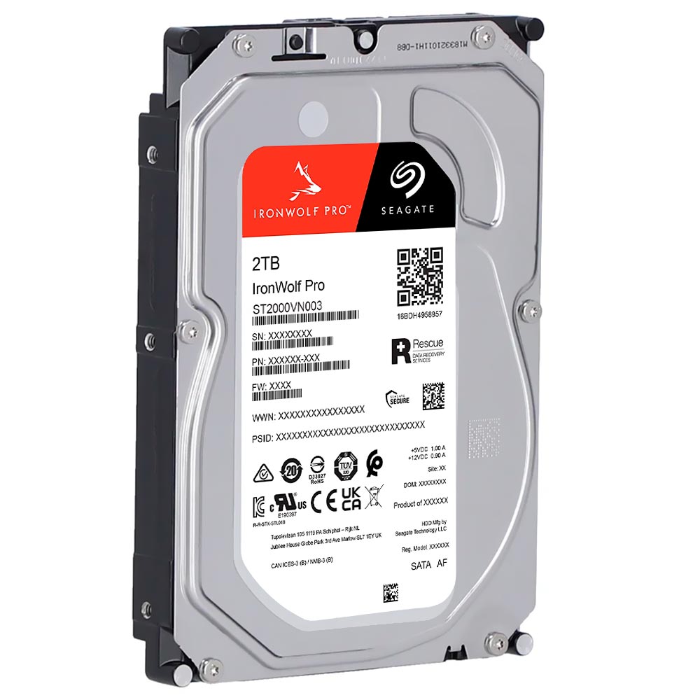Seagate IronWolf 2TB Internal Hard Drive 3.5 Inch SATA III