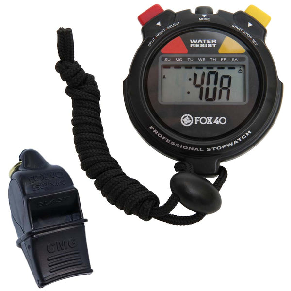 Whistle + Stopwatch – Fox 40 USA