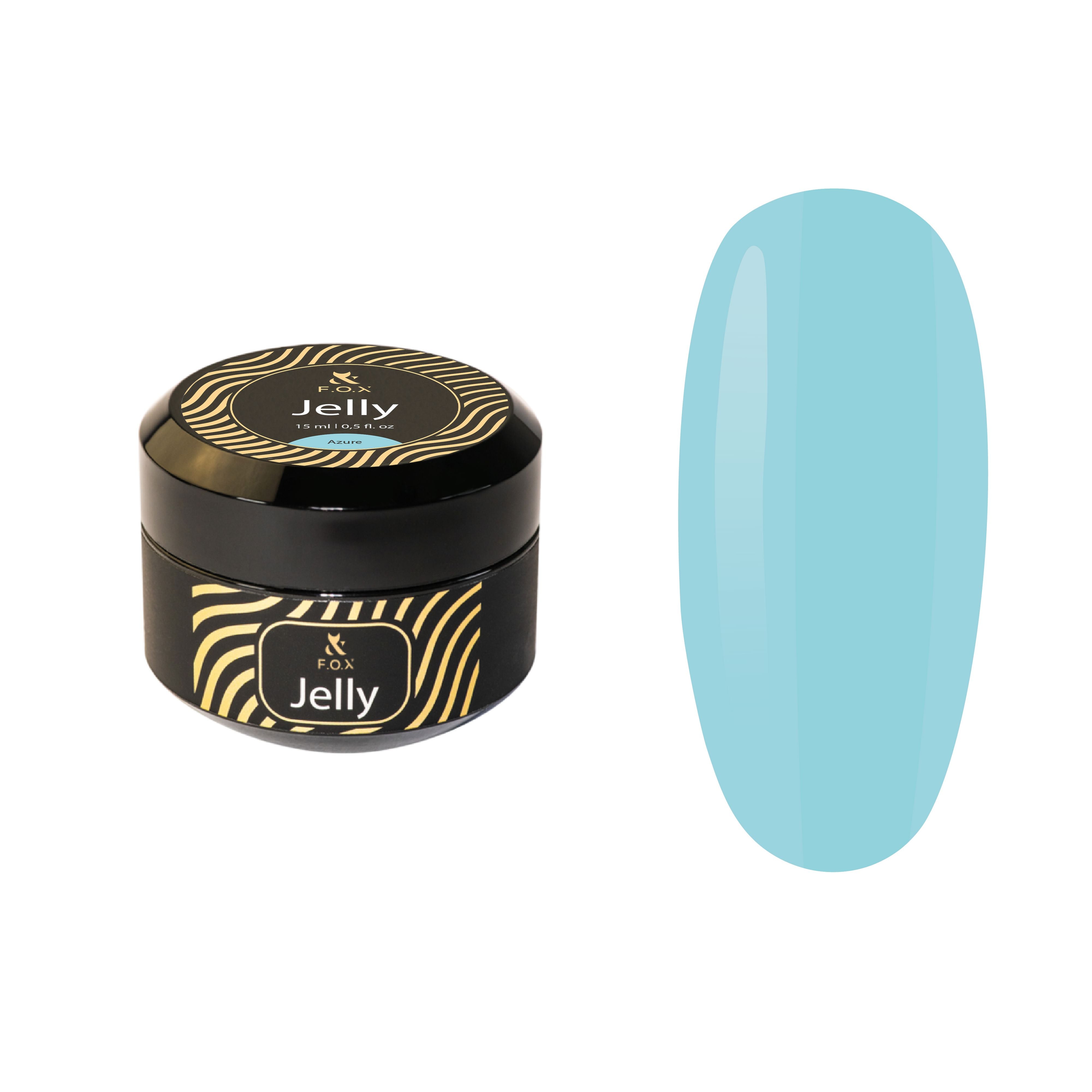 F.O.X Jelly Cover Azure 15ml | F.O.X Nails USA
