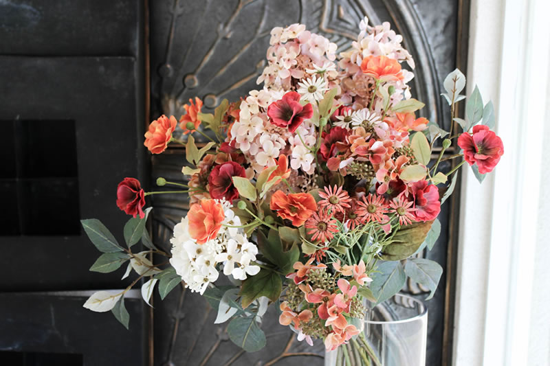 秋色花束／アーティフィシャル(造花)フラワー ｜ 大阪**花屋フラワー