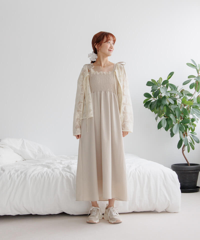 natural cami onepiece3～ﾅﾁｭﾗﾙｷｬﾐﾜﾝﾋﾟｰｽ3 | flower／フラワー公式通販