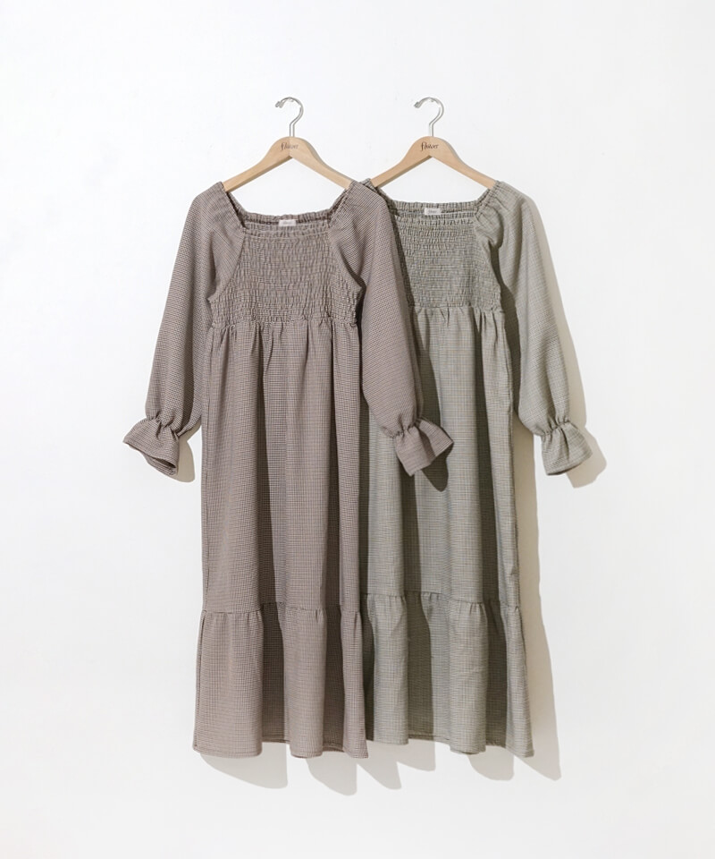 60%OFF】classic check onepiece～ｸﾗｼｯｸﾁｪｯｸﾜﾝﾋﾟｰｽ | flower／フラワー