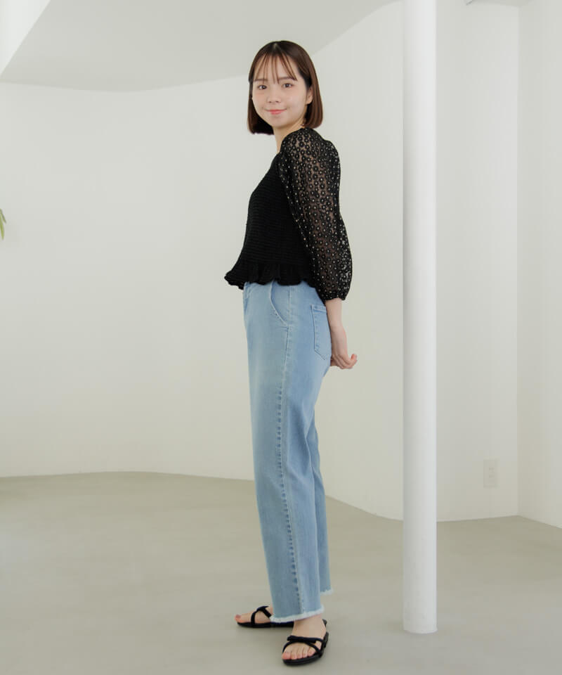 step fringe pants ～ｽﾃｯﾌﾟﾌﾘﾝｼﾞﾊﾟﾝﾂ | flower／フラワー公式通販