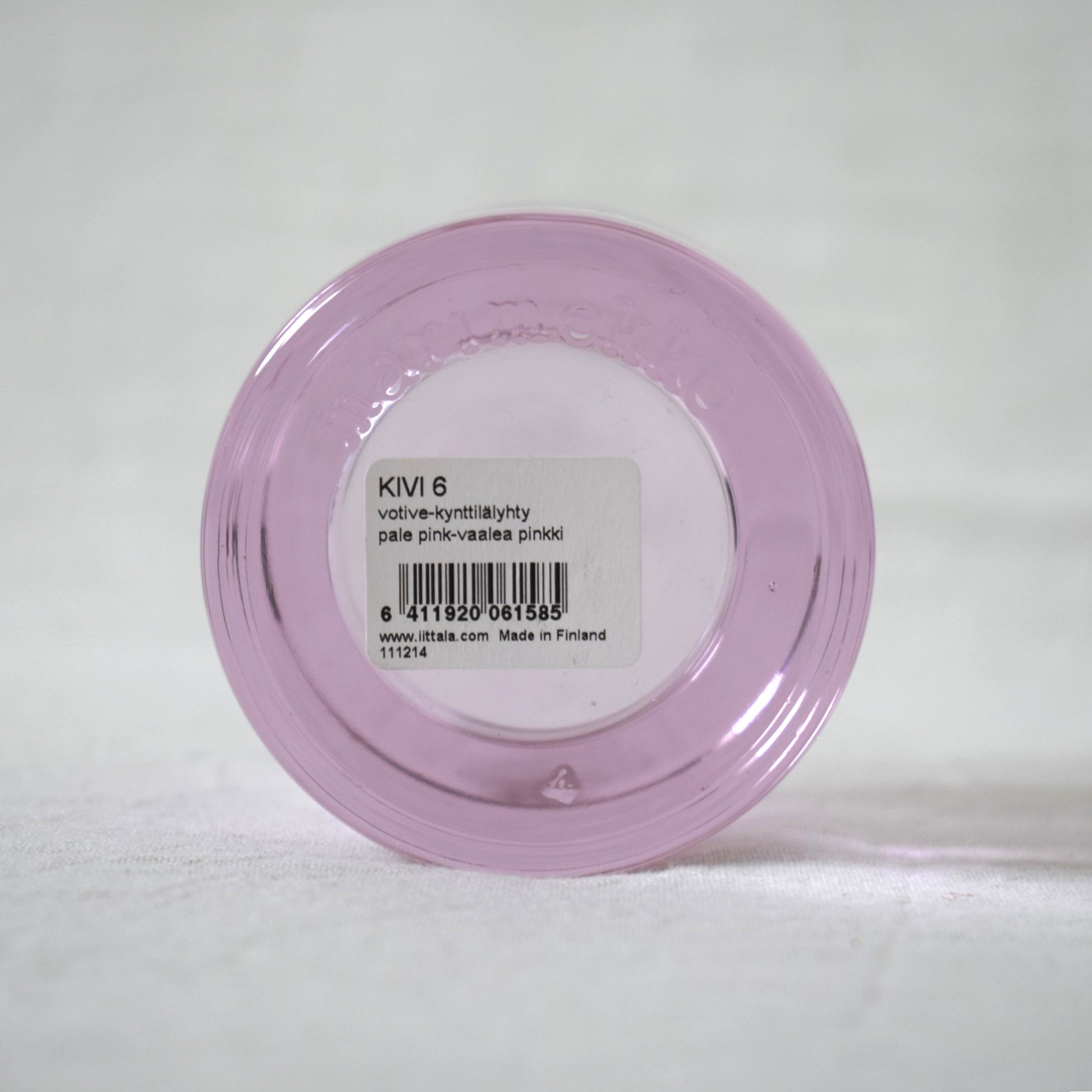 Kivi・キビ / ペールピンク・キャンドルホルダー / Iittala・イッタラ