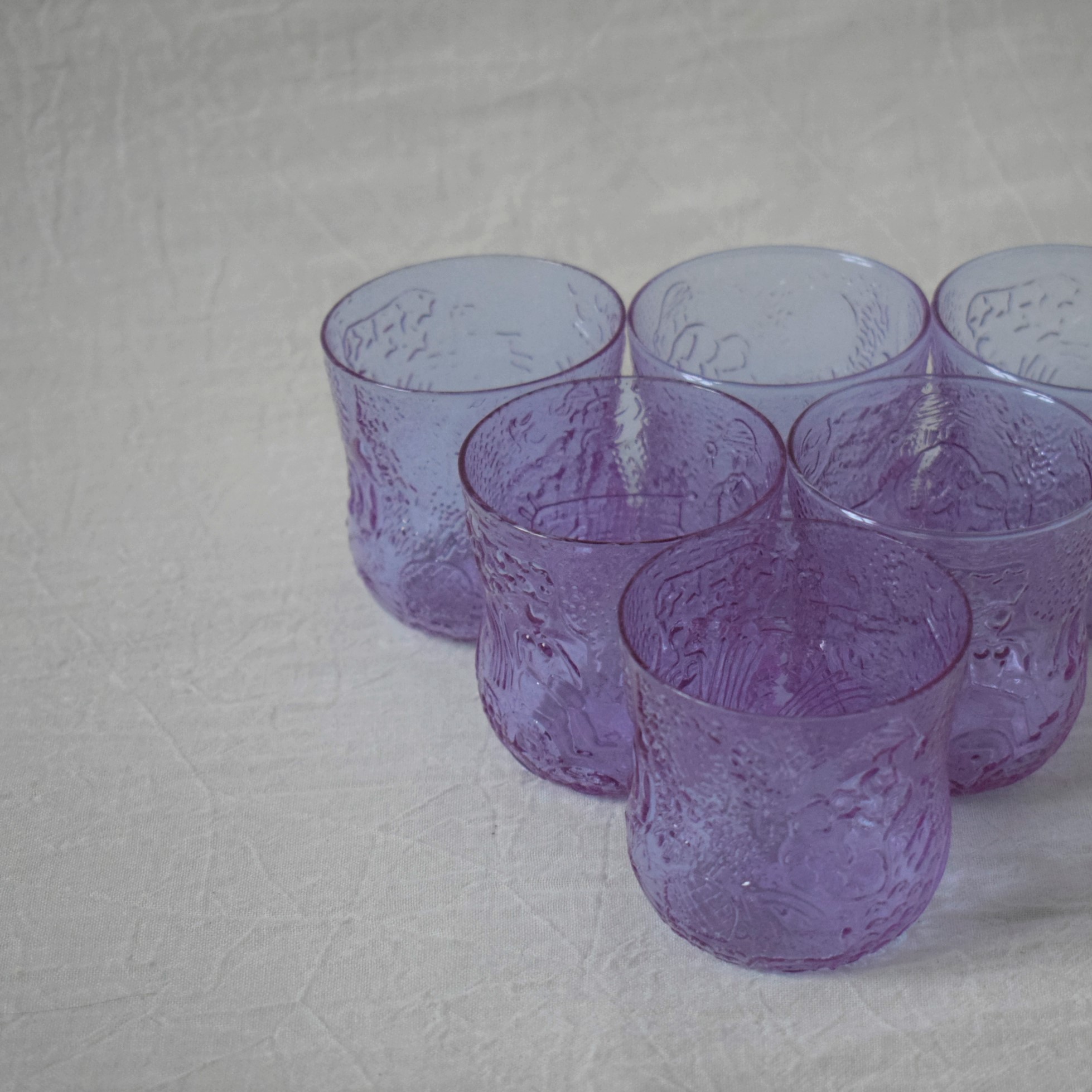 アメジスト・タンブラー (小) / Nuutajarvi・ヌータヤルヴィ/ Fauna