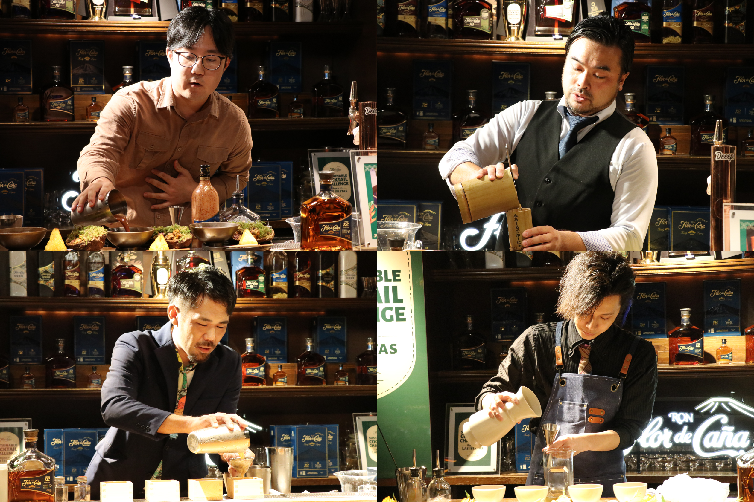 世界で最もサステナブルなバーテンダー”の称号を競う Flor de Caña