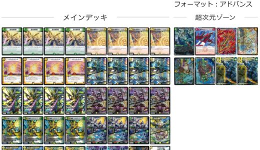 デュエマ・アドバンス】火水自然モルトDREAM デッキ解説 ※追記あり