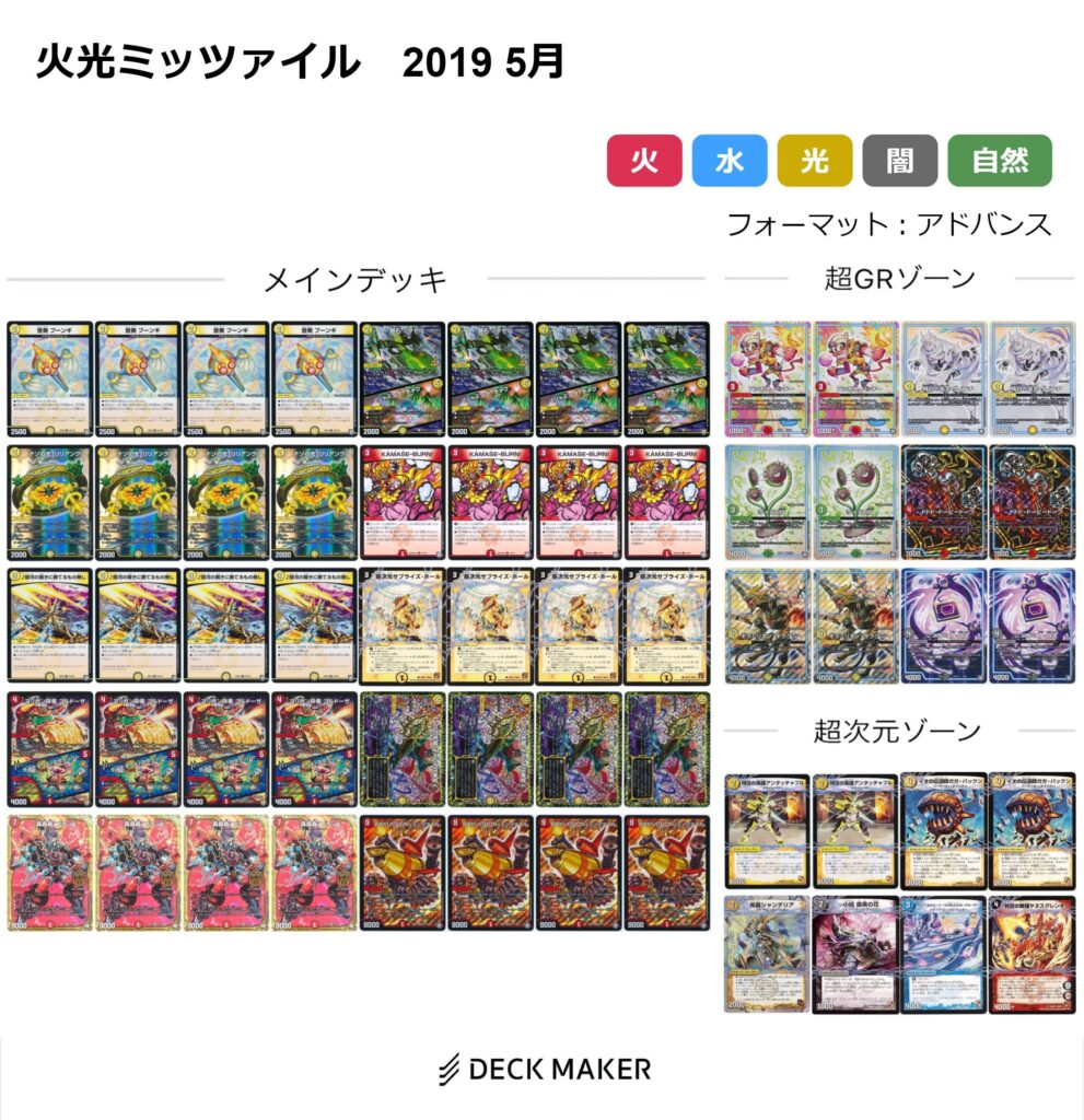 デュエマ】歴代最強デッキ選手権 Aランク〜火光ミッツァイル篇
