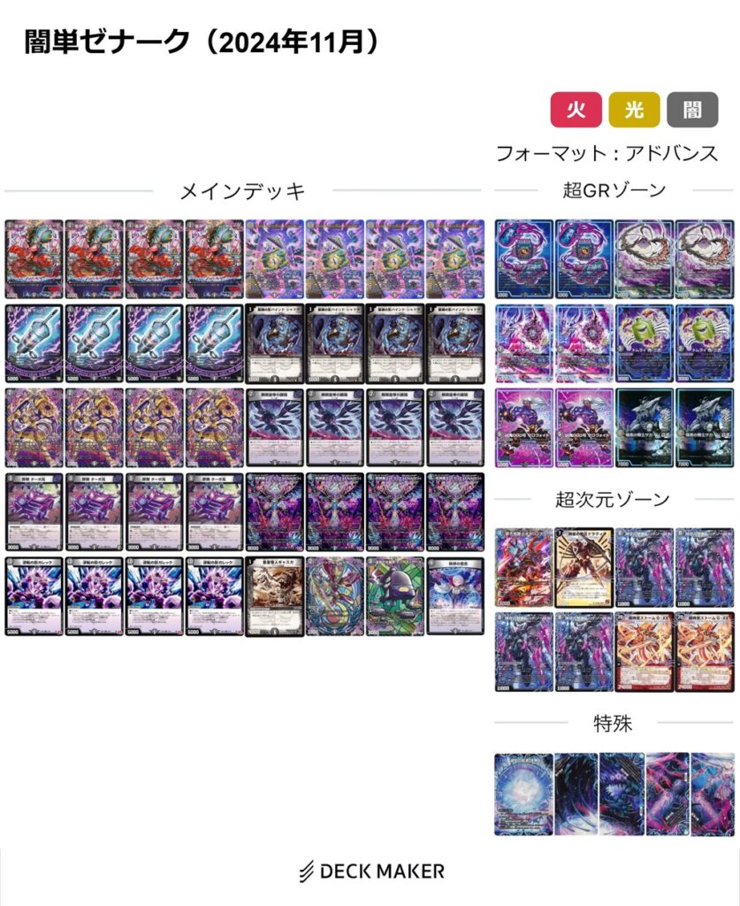 デュエマ】歴代最強デッキ選手権Sランク~闇単XENARCH~ | flat-デュエマ