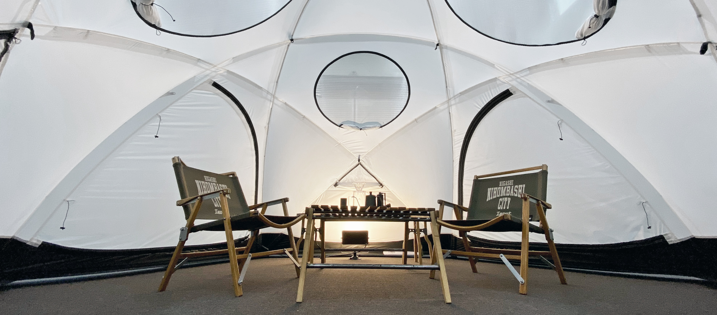 GroundCover Acorn House Dome 3.45 Tent White - Ground Cover