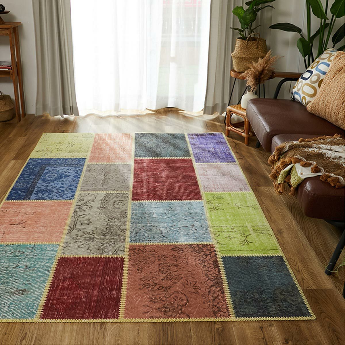 ビンテージパッチワークラグ ラグ | オーダーカーペット・ラグのFROM FLOOR