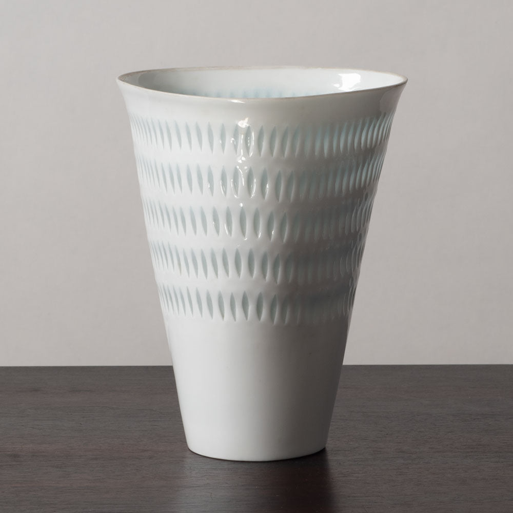 Friedl Holzer Kjellberg for Arabia, FInland, rice porcelain vase