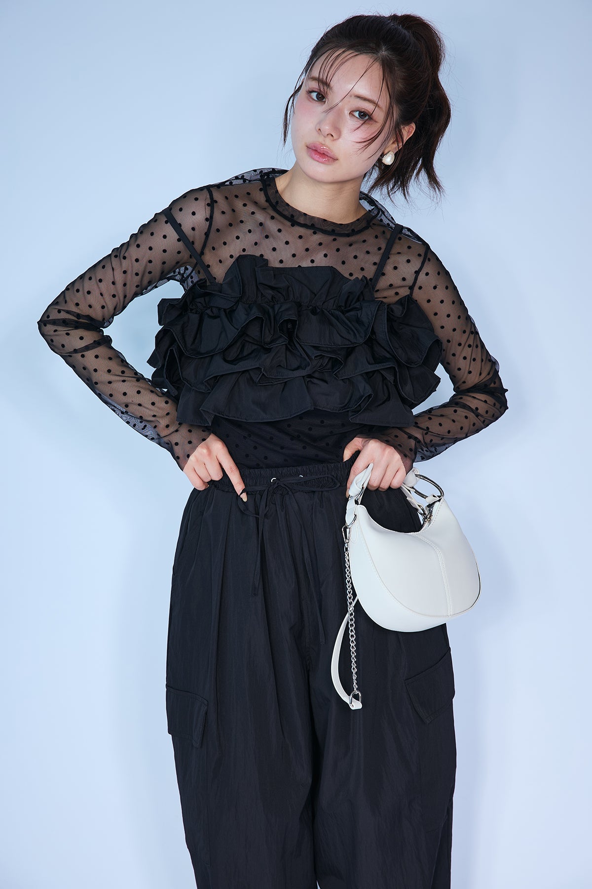 予約]シアードットフロッキートップス – Frene