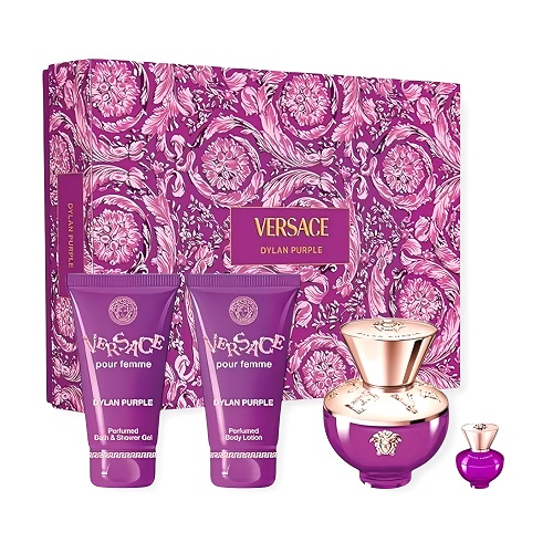 Versace Dylan Purple EDP 100ml 4 Piece Gift Set - Fragrance Forte