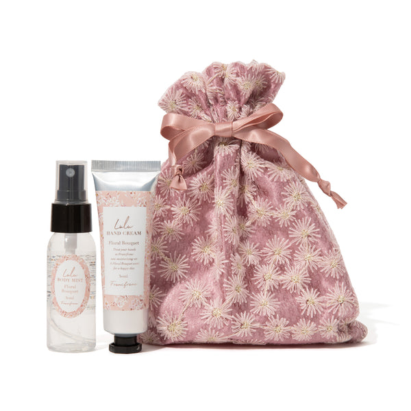 ルル ハンドクリームギフトセット フラワー S ピンク（フローラル