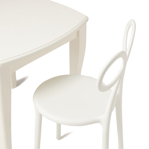 キャーロ ダイニングテーブル ホワイト（W750×H730） | Francfranc