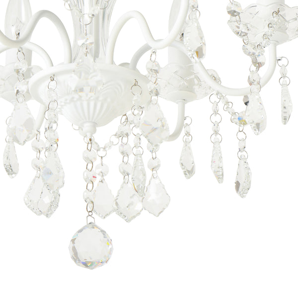 アントイン シャンデリア 6灯 ホワイト | Francfranc（フランフラン