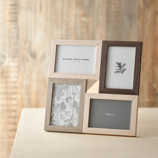 ナチュラル フォトフレーム 4面 ミックス | Francfranc（フランフラン