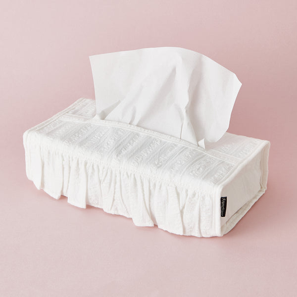 フリル ティッシュカバー ホワイト | Francfranc（フランフラン）公式