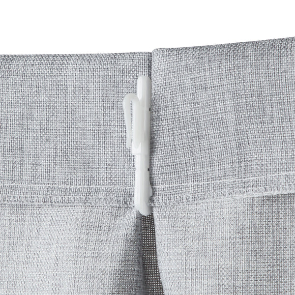 ラメ カーテン H1350×W1000 ライトグレー（ドレープ/既製