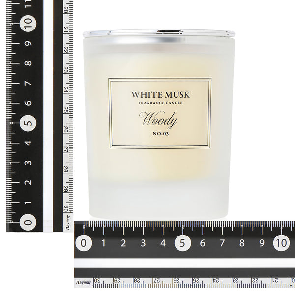 クラシックフラワー ホワイトムスク ウッディ キャンドル | Francfranc