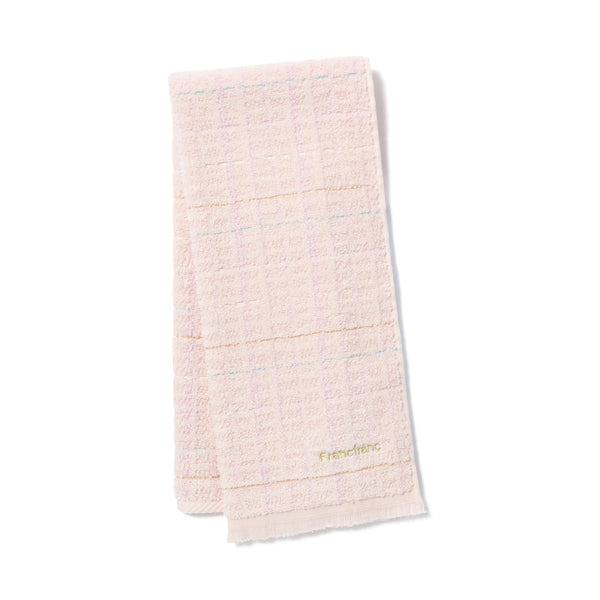 抗菌防臭 ツイードパターン フェイスタオル ピンク | Francfranc