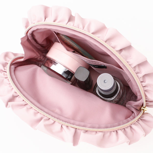 フリル ラウンドポーチ ピンク | Francfranc（フランフラン）公式通販