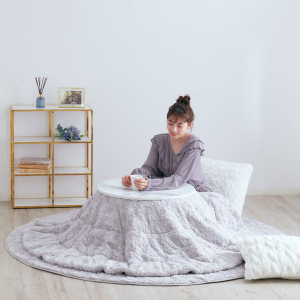 EC限定】モスコ こたつテーブル ラウンド φ650 マーブル | Francfranc